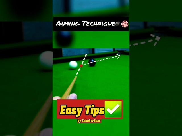 Aiming Trick Revealed[Viral]#snooker #tipsandtricks #shorts