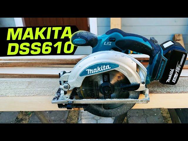 Makita DSS610. Лучшая беспроводная дисковая пила начального уровня