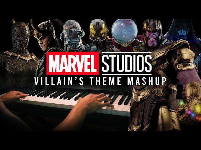 MCU Villain's Theme Epic Piano Mashup/Medley (Piano Cover)+SHEETS&MIDI