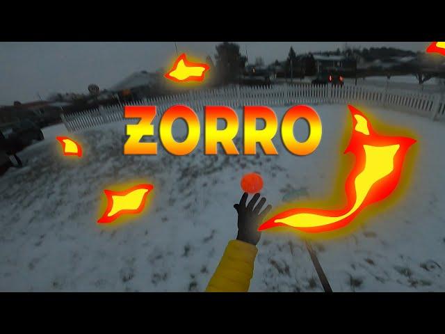 Zorro freestyle floorball #13 - Zorro in the SNOW! - Accufli | Tobias Vermund