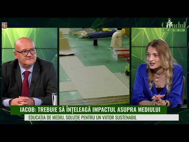 GÂNDUL GREEN / Invitată:  Teodora Iacob, coordonator program “Școala de mediu”