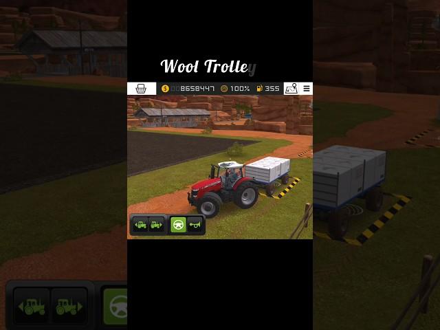 Wool Trolley  | fs18 gameplay | #shorts #gaming #fs18 #Fs18 #farming #ytshorts #short