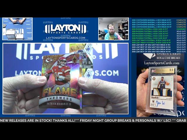 2020 Panini Phoenix Football Hobby 8 Box Case Break #1