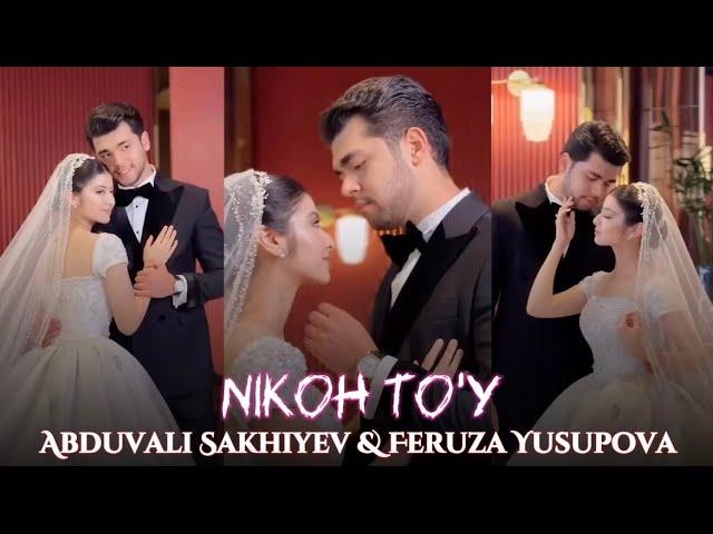 Abduvali Sakhiyev & Feruza Yusupova - NIKOH TO’Y #showbizness #sakhiyev #feruzayusupova