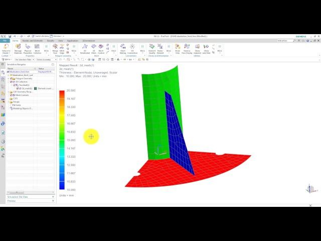 NX Geometry Idealization