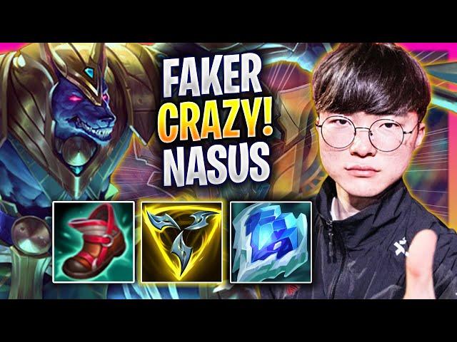 FAKER CRAZY GAME WITH NASUS! - T1 Faker Plays Nasus MID vs Diana! | Season 2024