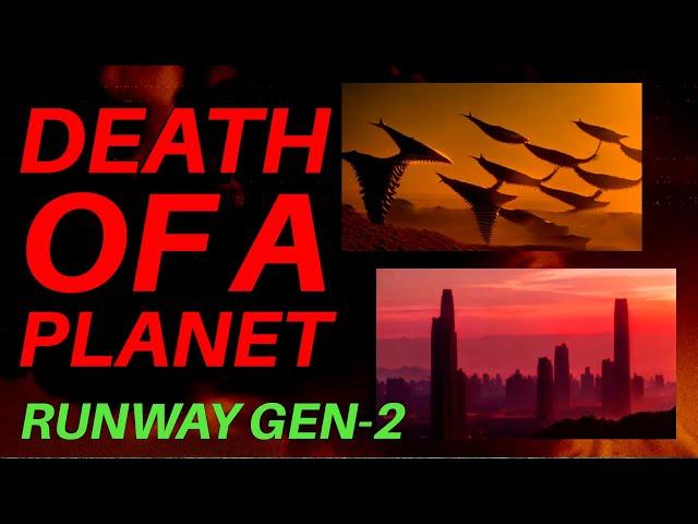 AI Film | Death of a Planet | Sci Fi Short | Runway Gen 2