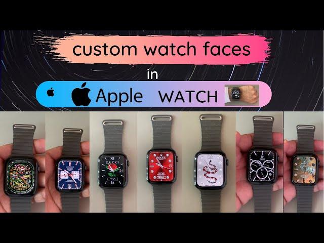 Download custom Apple watch faces free 2022 @idevice technical