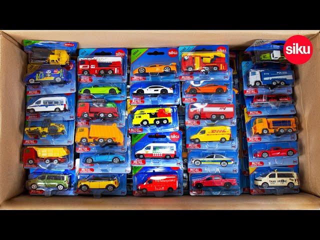 Siku car collection police car set fire truck set Mercedes bus truck!