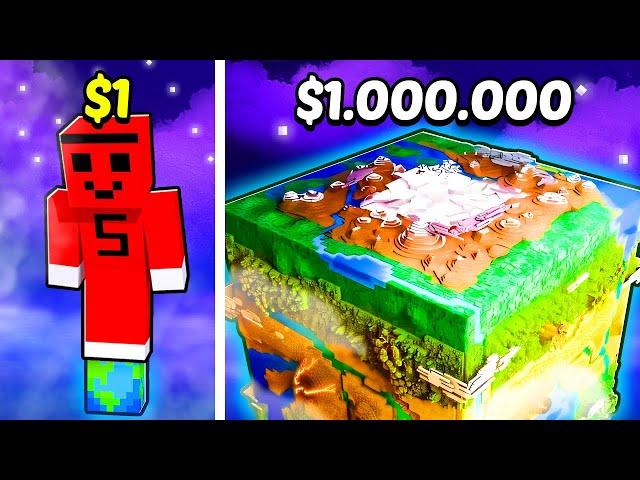 1 TL vs 1.000.000 TL Minecraft UZAY YAPI KAPIŞMASI !!