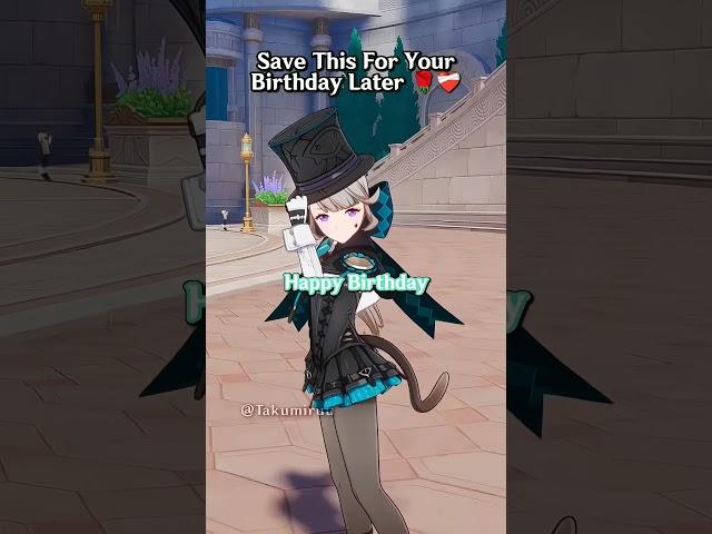 Genshin Impact Characters Wish You a Happy Birthday