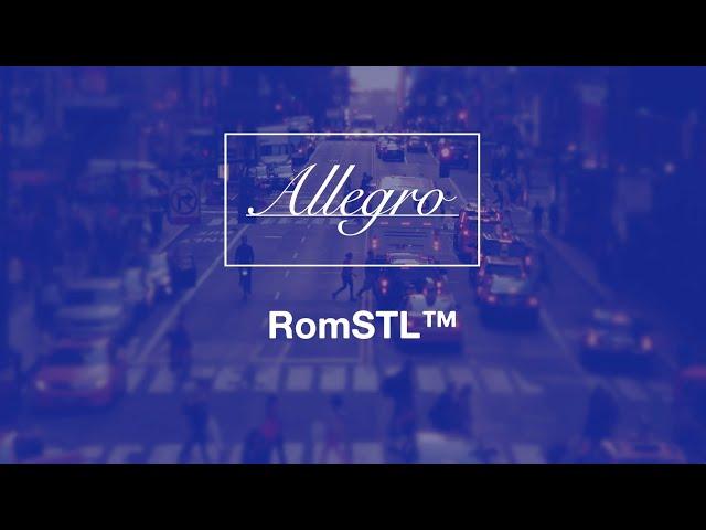 Allegro Software RomSTL - Eliminate Risk & Secure Data-in-Motion with TLS v1.3 for IoT Applications