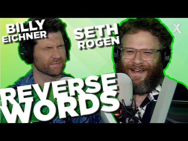 Seth Rogen & Billy Eichner play Reverse Words | The Chris Moyles Show | Radio X