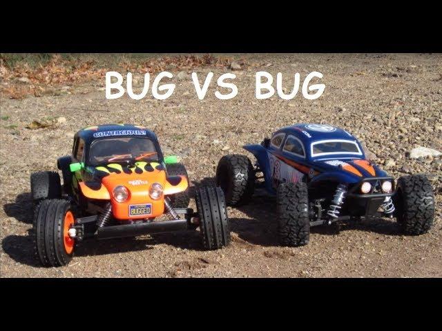 tamiya blitzer beetle vs  kyosho mad bug