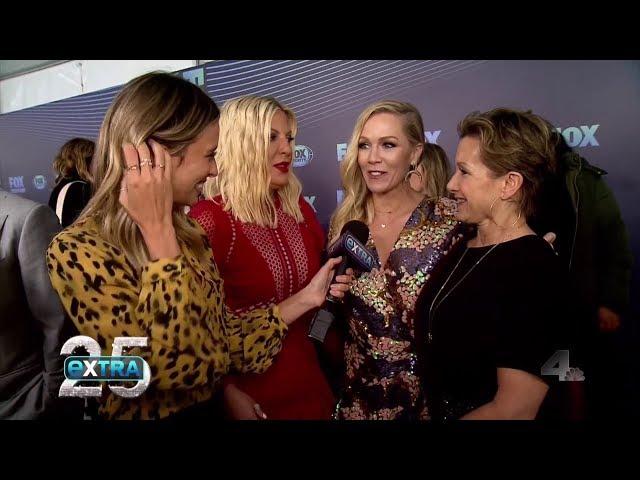 Extra 05-14-19 BH90210 Cast at the Upfronts