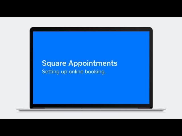 Set up online booking with Square Appointments