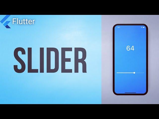 Simple SLIDER • Flutter Widget of the Day #24