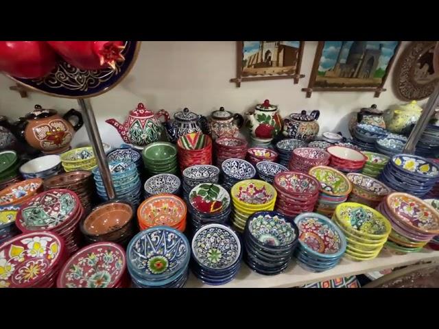 Uzbek Souvenir Shop EXCLUSIVE VIDEO from Uzbekistan