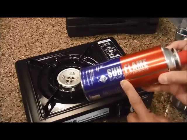 How to use a portable butane stove