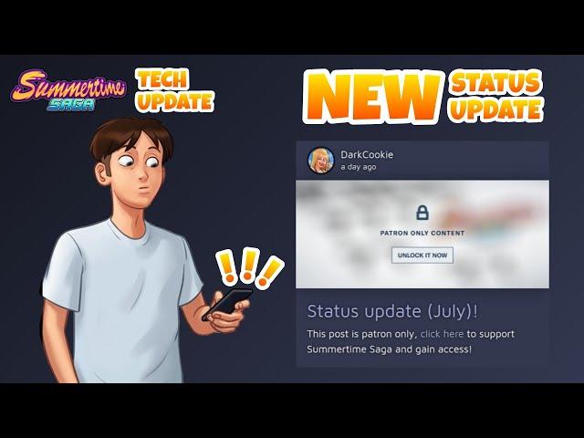 NEW STATUS UPDATE (JULY) - Summertime Saga (Tech Update) - News  (Part 6)