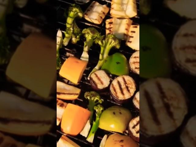 BBQ Grilled vegetables#youtube #youtube short #yt short #viral video #Razia sultan food village