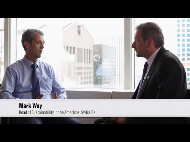 Mark Way, Head of Sustainability in the Americas for Swiss Re