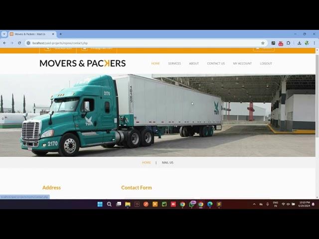 Movers and Packers Management System using PHP and MySQL V2.0 | PHPGurukul