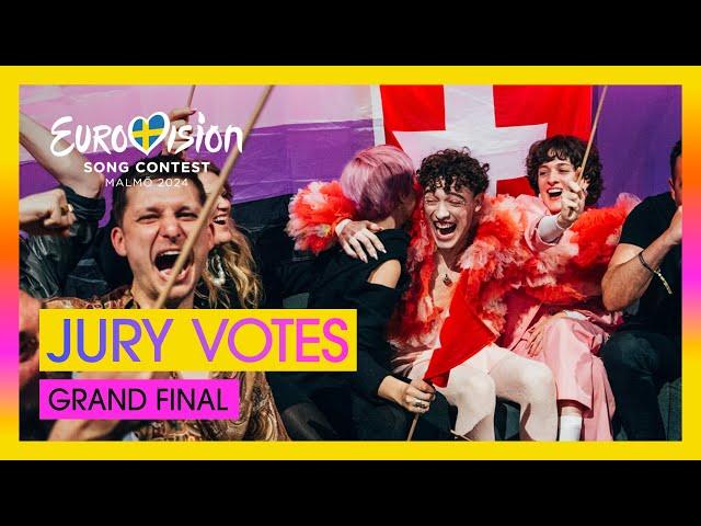 The Jury results of Eurovision 2024 | #UnitedByMusic | Malmö 2024 