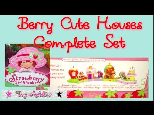 Strawberry Shortcake Berry Cute Houses Entire Set by Bandai ~ Toy-Addict