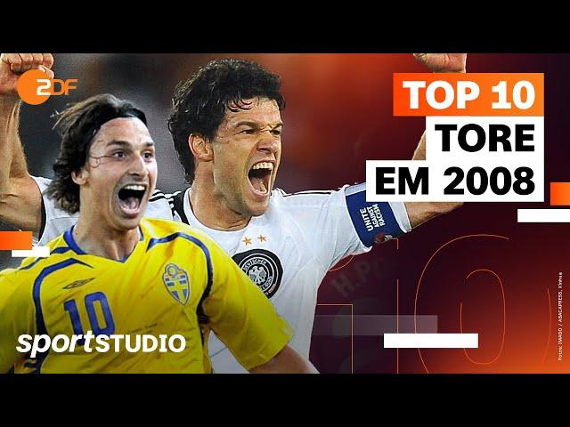 Top 10 Tore der EM 2008 | Road to UEFA EURO 2024 | sportstudio