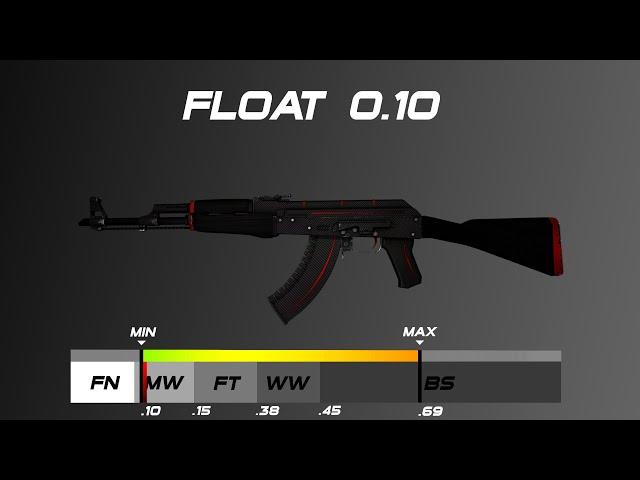 CSGO AK-47 | Redline - Skin wear/float