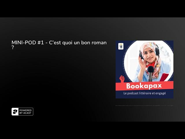 MINI-POD #1 - C'est quoi un bon roman ?