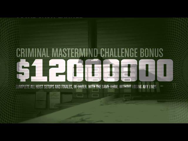 HOW TO DO THE CRIMINAL MASTERMIND CHALLENGE GTA ONLINE