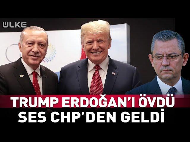 Trump Cumhurbaşkanı Erdoğan'ı Övdü Ses Özgür Özel'den Geldi #haber