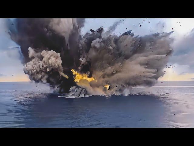 WW2 HD Colorization — The Sinking of HMS Barham, 1941