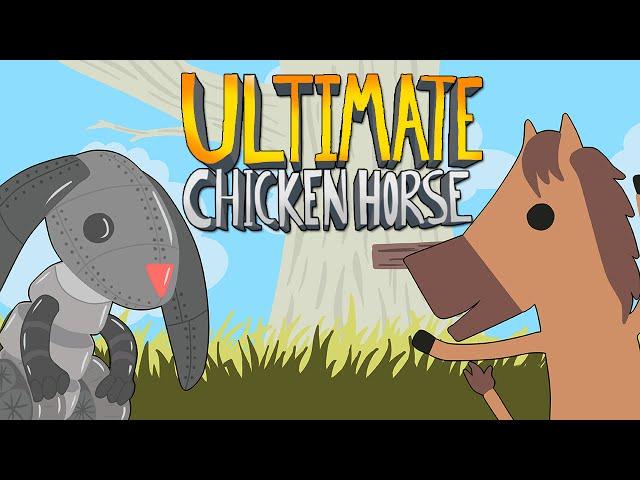 Ultimate Chicken Horse - ПЕРС КИБЕР ЗАЯЦ!