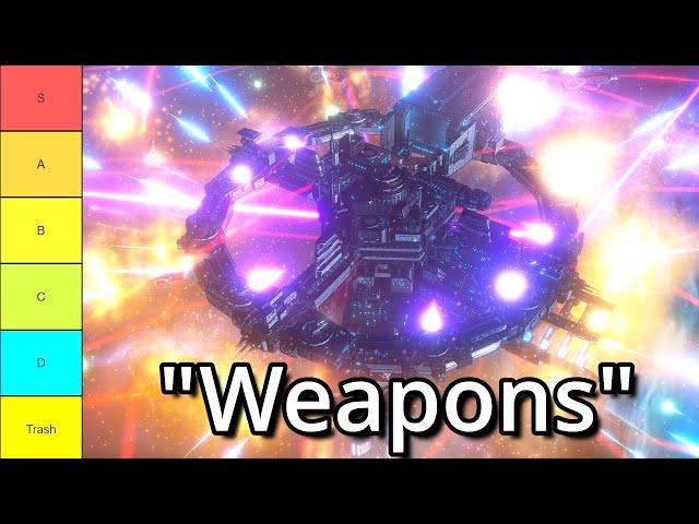 A TERRIBLE 3.7 Stellaris Weapons Tier List