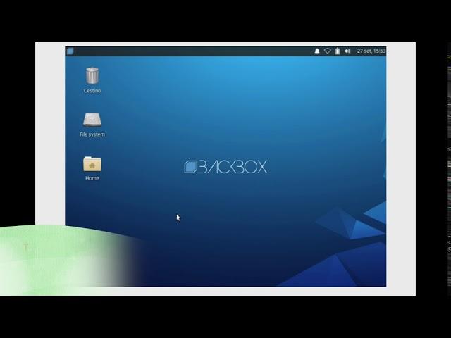 Tutorial - description of BackBox hacking tools, Linux distribution