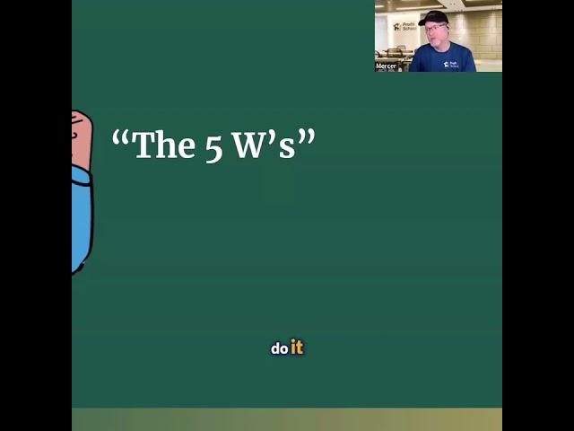 5 Ws = Team EMPOWERMENT! (Results HACK) 