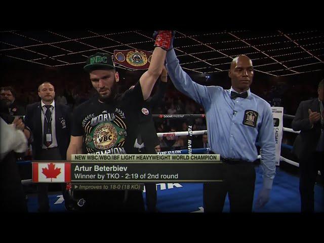 Artur Beterbiev vs Joe Smith Highlights Full HD | Артур Бетербиев – Джо Смит все нокдауны и нокаут!