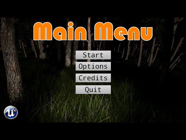 How To Create A Main Menu - Unreal Engine 4 Tutorial