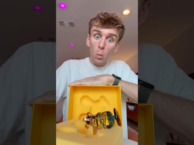 ASMR crystal minion unboxing w Carter Kench #shorts