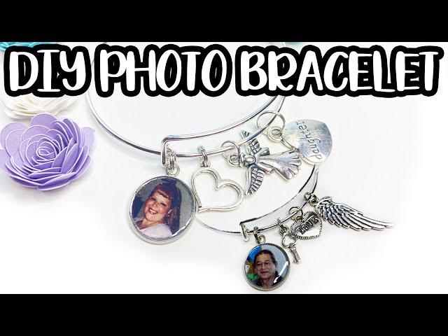 DIY Resin Photo Charm Bracelet