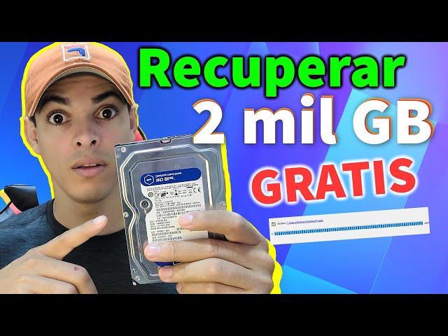 Como Recuperar Mas de 2 mil GB de Datos Borrados GRATIS en Disco Duro, Memoria USB y Tarjeta SD