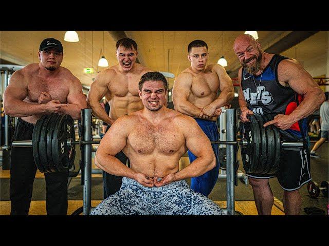 190kg Bankdrücken (mit 18 Jahren) Ostblock Boys Battle!