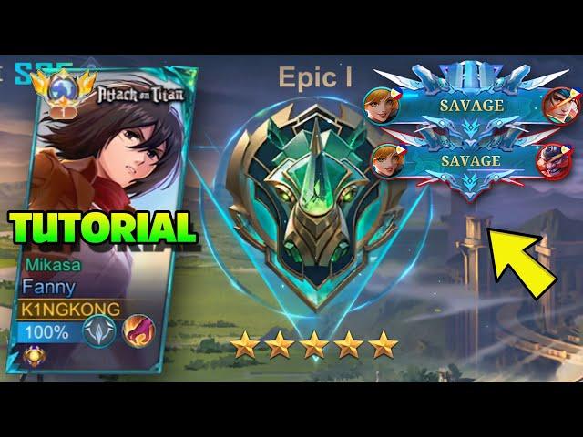 2x SAVAGE!? NERFED FANNY NEW SEASON BEST BUILD AND ROTATION! (99%RECOMMENDED) -MLBB