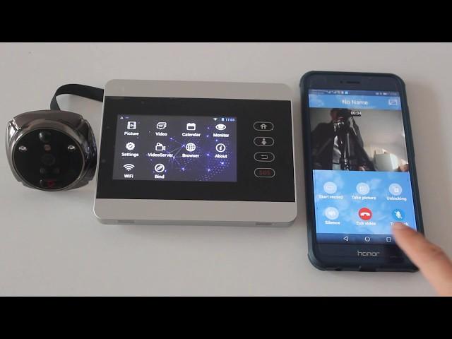 TP-113WCP WiFi Peephole Doorbell (iHome 5) Bind with APP