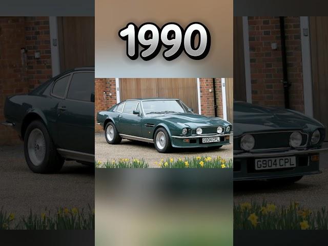 Evolution of Aston Martin (1970/2024)#astonmartin #v8engine #evolution #ytshort #shortsviral #shorts