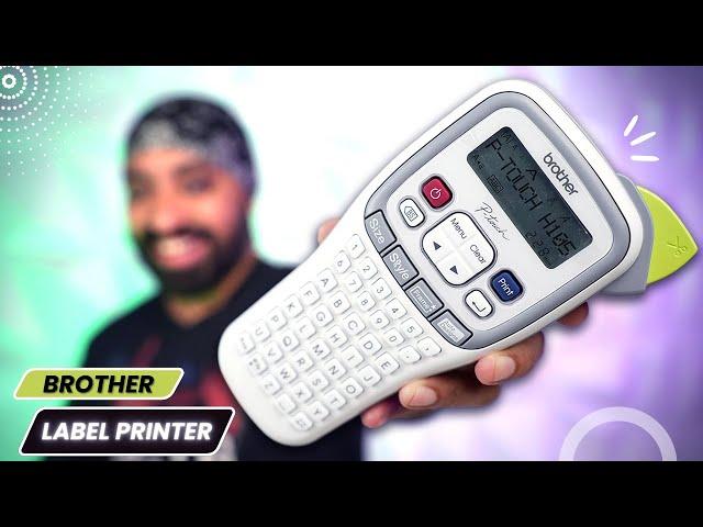 Label Printer for Students, Homes and Offices - Brother Label Printer PT-H105 REVIEW 