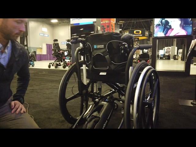 SmartDrive On A Folding Frame Wheelchair |  SmartDrive at The Abilities Expo